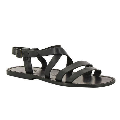 Schwarze Sandalen für Herren 